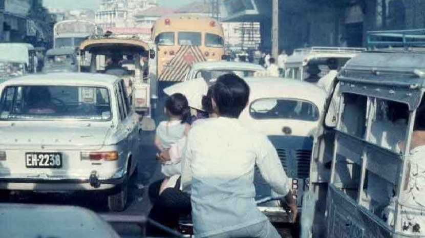 Mật độ giao thông ở SG vào năm 1965