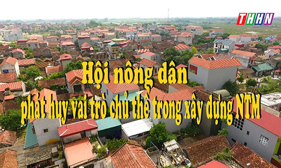 NTM: Hội nông dân phát huy vai trò chủ thể trong xây dựng NTM