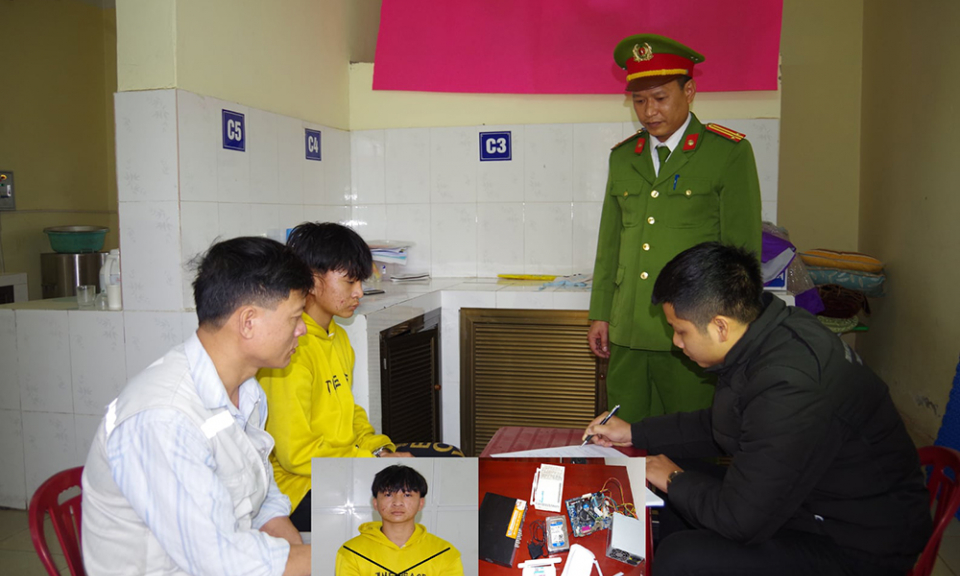 Công an xã Kim Bình: Bắt đối tượng trộm cắp tài sản trong trường mầm non