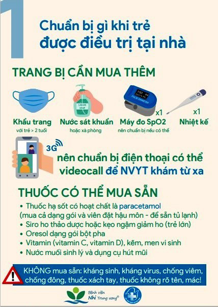 Ban hành Sổ tay chăm sóc trẻ mắc COVID-19 tại nhà dạng số hóa - Ảnh 1.
