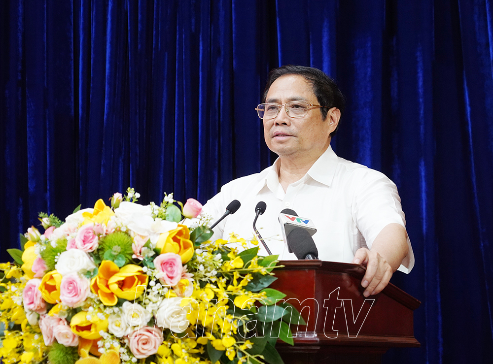 Thủ tướng Chính phủ Phạm Minh Chính phát biểu tại buổi gặp mặt