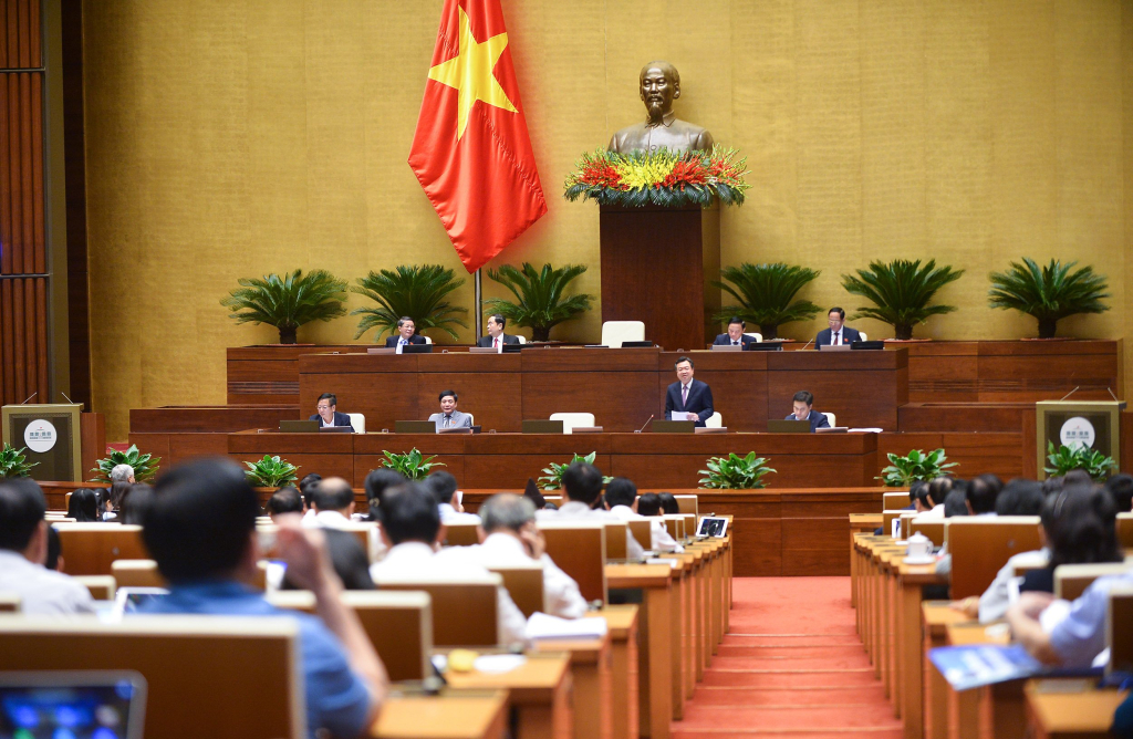 Toàn cảnh phiên chất vấn Bộ trưởng Bộ Xây dựng Nguyễn Thanh Nghị  tại Kỳ họp thứ 4, Quốc hội khóa XV
