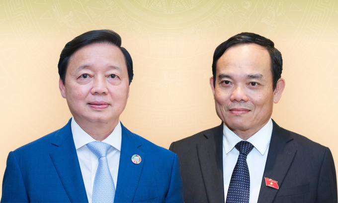 Hai Tân Phó Thủ tướng Trần Hồng Hà và Trần Lưu Quang