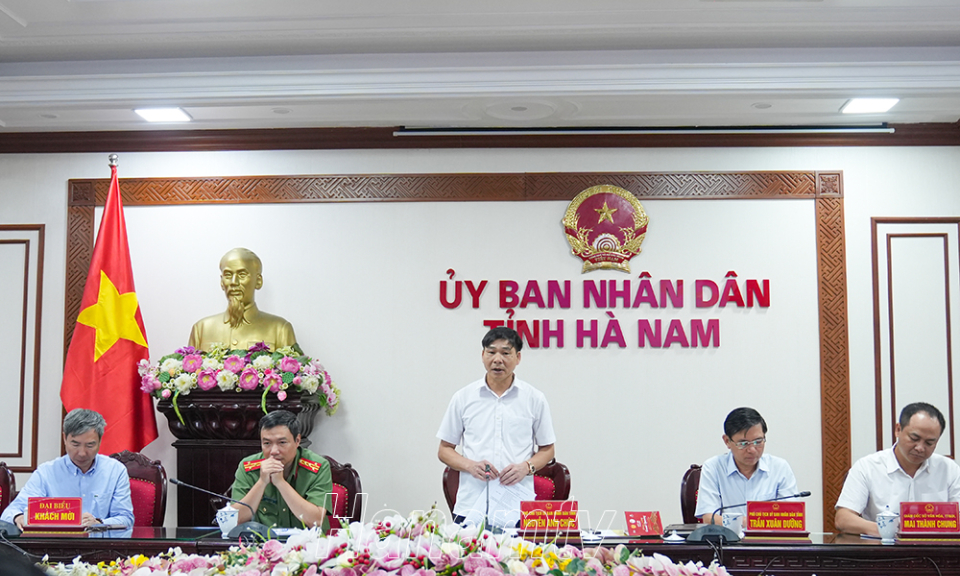Chuẩn bị chu đáo các điều kiện để tổ chức thành công Tuần Văn hoá, Du lịch Hà Nam năm 2023