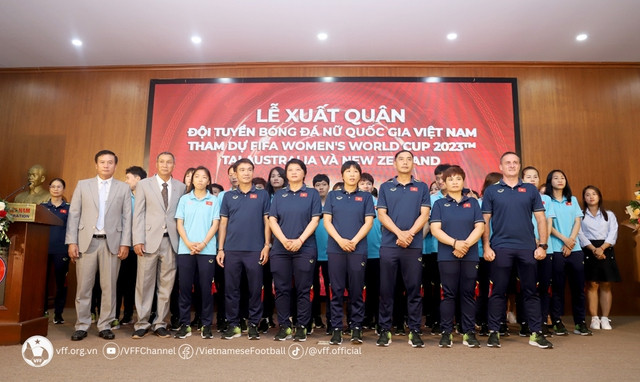 Lễ xuất quân ĐT nữ Việt Nam: Sẵn sàng hướng đến VCK Bóng đá nữ thế giới 2023 - Ảnh 7.