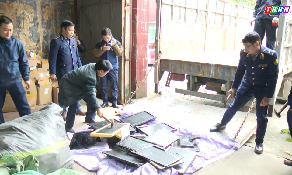 Tiêu hủy tài sản là tang vật, phương tiện vi phạm hành chính bị tịch thu