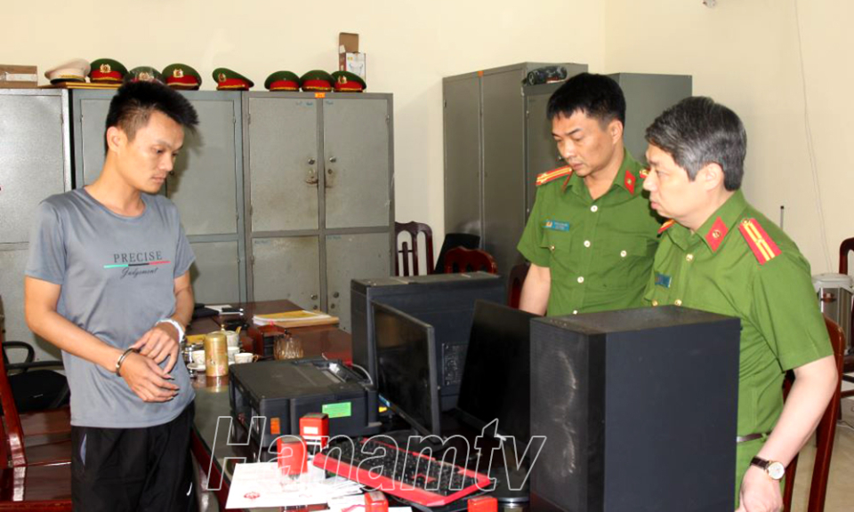 Công an huyện Thanh Liêm bắt giữ đối tượng lừa đảo chiếm đoạt trên 100 triệu đồng