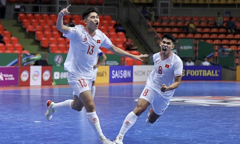 Việt Nam hạ Trung Quốc ở giải futsal châu Á 2024