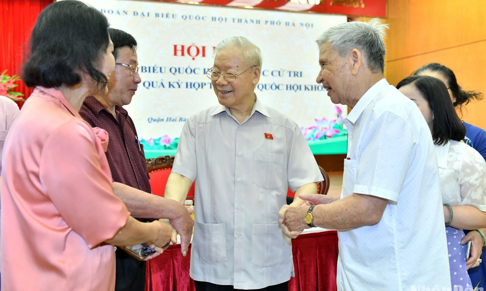 THỰC HIỆN Ý NGUYỆN CỦA ĐỒNG CHÍ NGUYỄN PHÚ TRỌNG, QUỐC HỘI TIẾP TỤC NÂNG CAO CHẤT LƯỢNG, HIỆU QUẢ HOẠT ĐỘNG ĐÁP ỨNG YÊU CẦU PHÁT TRIỂN CỦA ĐẤT NƯỚC VÀ SỰ KỲ VỌNG CỦA NHÂN DÂN