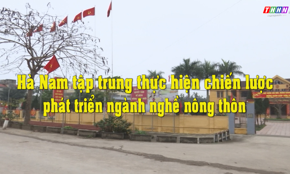 ĐNQVCS: Hà Nam tập trung thực hiện chiến lược phát triển ngành nghề nông thôn