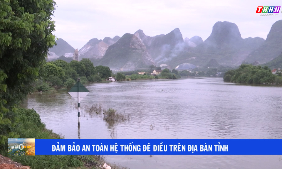 Hà Nam hôm nay: Đảm bảo an toàn đê điều trong mùa mưa bão