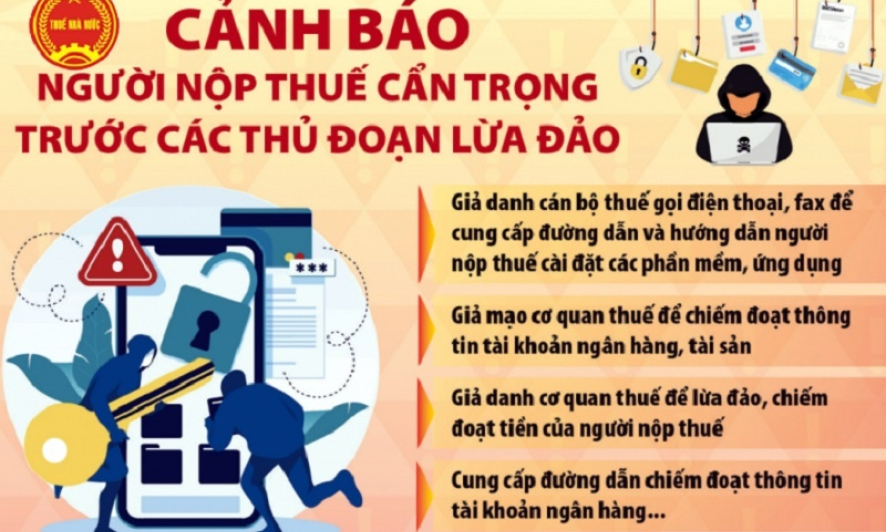 Cục Thuế Hà Nam cảnh báo các hành vi lừa đảo giả danh cơ quan Thuế