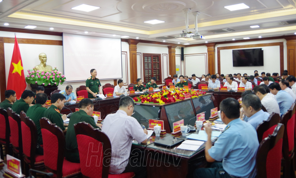 Ban Chỉ đạo Phòng không nhân dân Trung ương kiểm tra tại Hà Nam