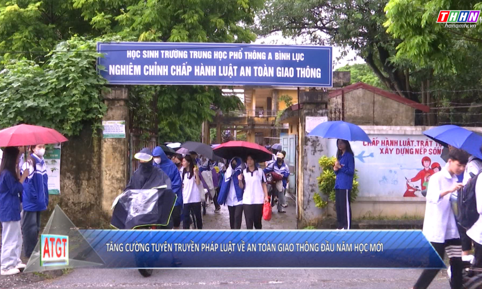 ATGT: Tăng cường tuyên truyền pháp luật về an toàn giao thông đầu năm học mới 