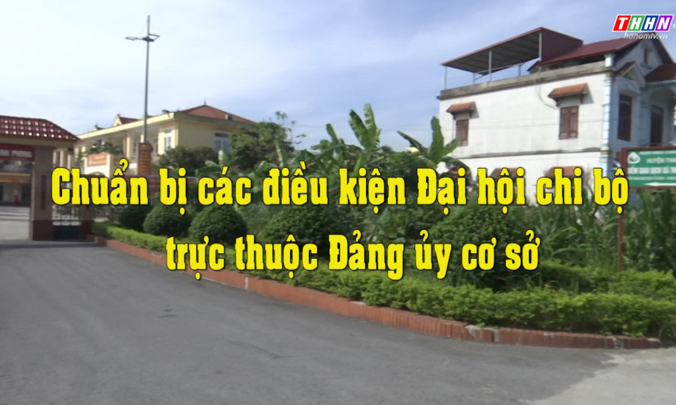 ĐNQVCS: Chuẩn bị tốt các điều kiện đại hội Chi bộ trực thuộc Đảng ủy cơ sở