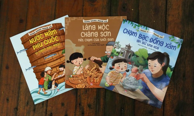 Bộ sách giúp trẻ thêm yêu nét đẹp văn hóa nghề truyền thống