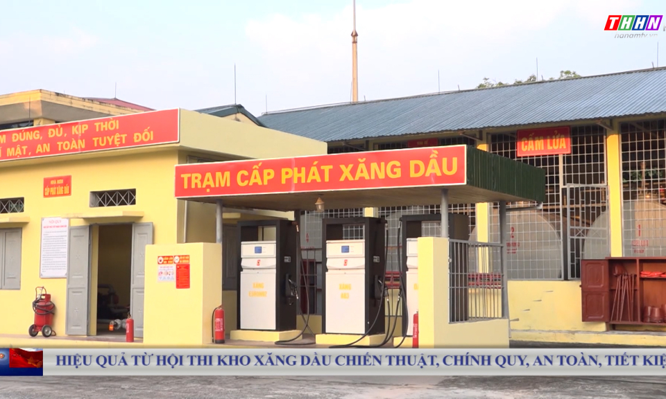 QPĐP: Ghi nhận từ hội thi kho Xăng dầu chiến thuật chính quy, an toàn, tiết kiệm