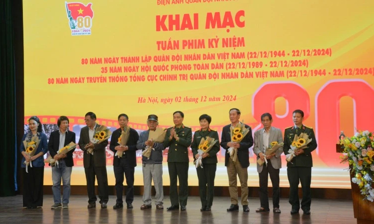 Khai mạc Tuần phim Kỷ niệm 80 năm Ngày thành lập Quân đội nhân dân Việt Nam