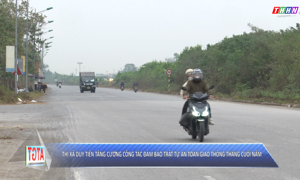ATGT: Thị xã Duy Tiên tăng cường công tác đảm bảo trật tự ATGT tháng cuối năm