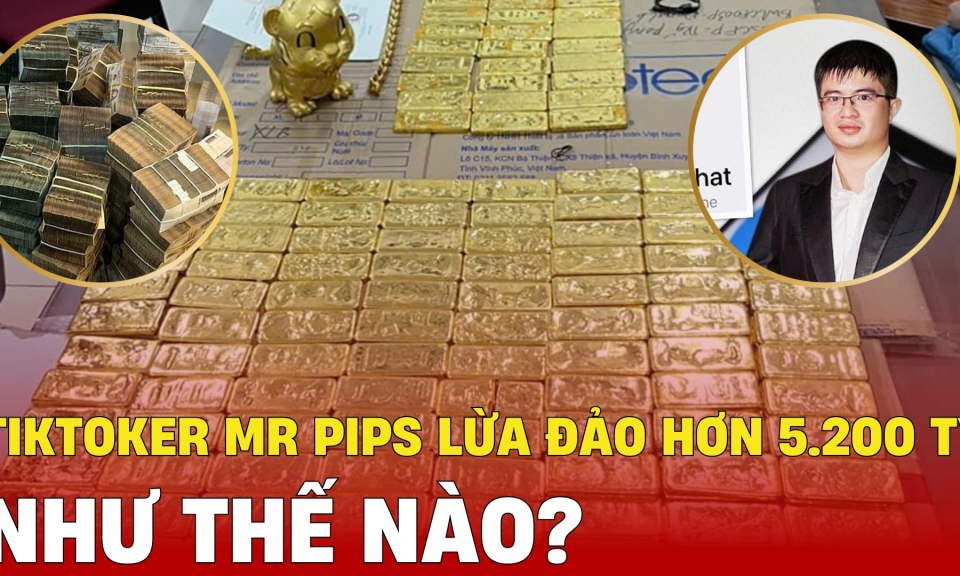 TTXH: Thu hơn 5.200 tỷ đồng trong đường dây TikToker Mr Pips lừa đầu tư chứng khoán