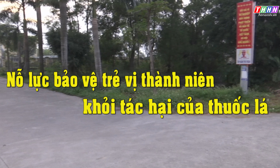 PS: Nỗ lực bảo vệ trẻ vị thành niên khỏi tác hại thuốc lá