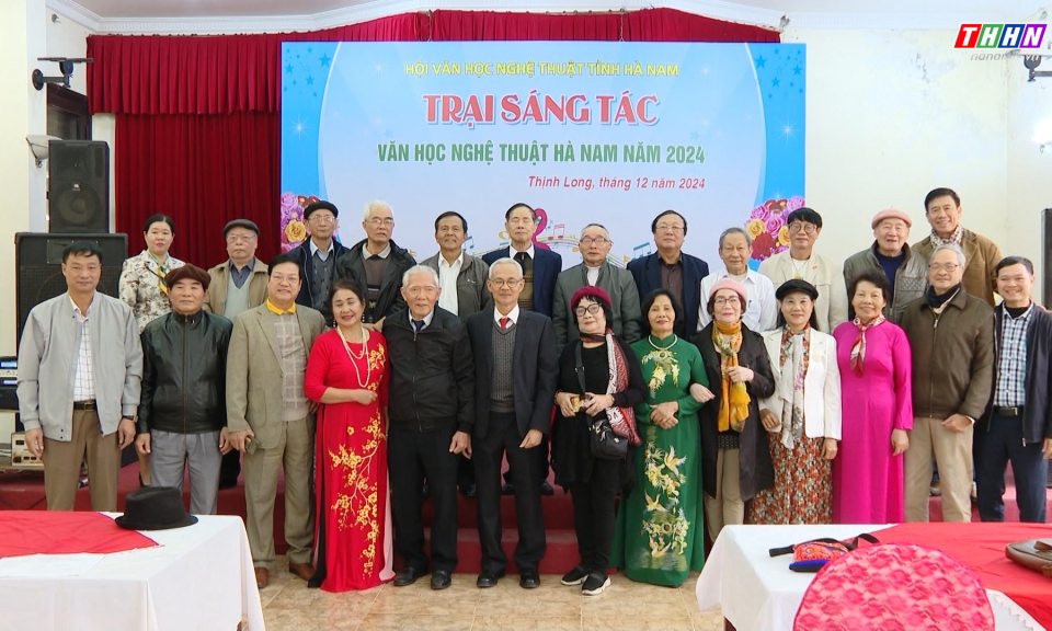Khai mạc trại sáng tác Văn học nghệ thuật Hà Nam 2024