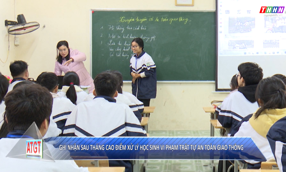 ATGT: Ghi nhận sau tháng cao điểm xử lý học sinh vi phạm trật tự ATGT