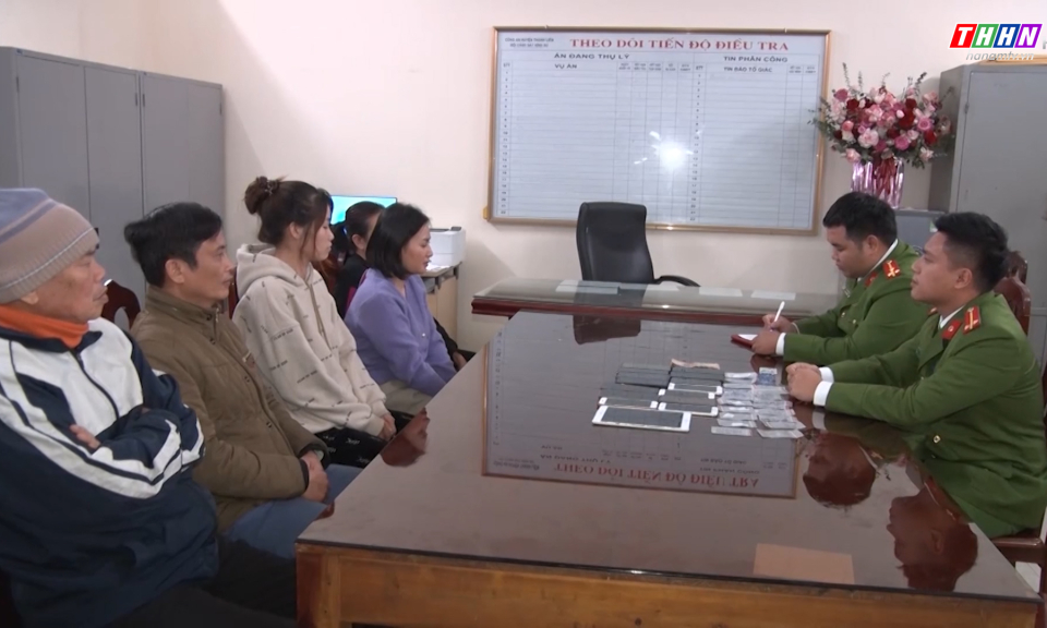 Công an huyện Thanh Liêm bắt giữ 6 đối tượng mua bán trái phép thông tin tài khoản ngân hàng
