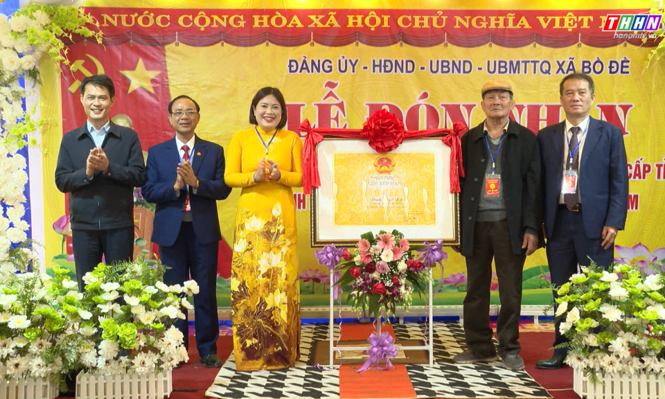  Bồ Đề đón bằng Di tích kiến trúc nghệ thuật cấp tỉnh Đình Ngô Xá