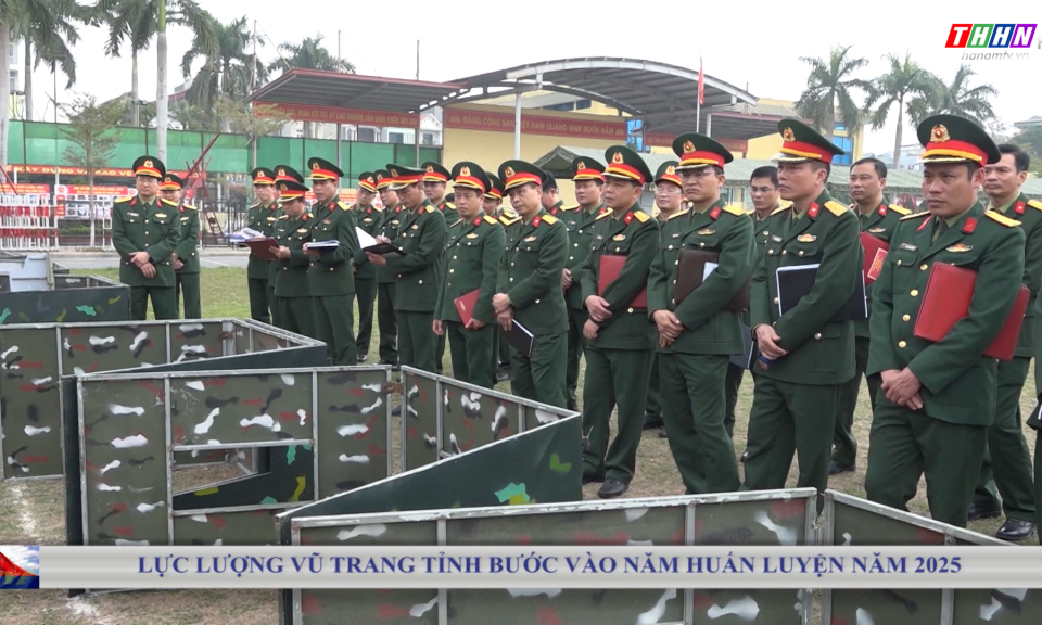 QPĐP: Lực lượng vũ trang tỉnh sôi nổi, tự tin bước vào năm huấn luyện năm 2025