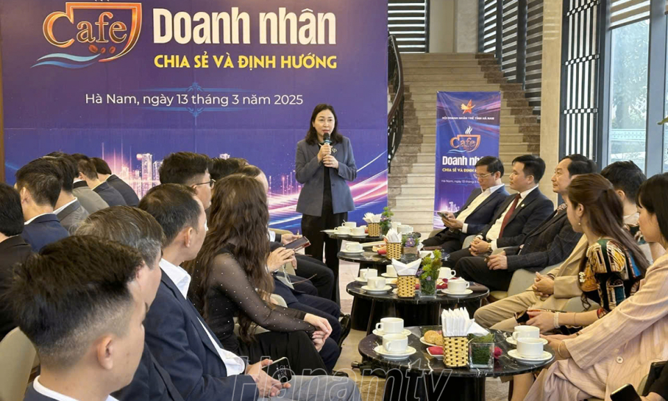 Hội Doanh nhân trẻ tổ chức Chương trình “Cà phê doanh nhân” năm 2025