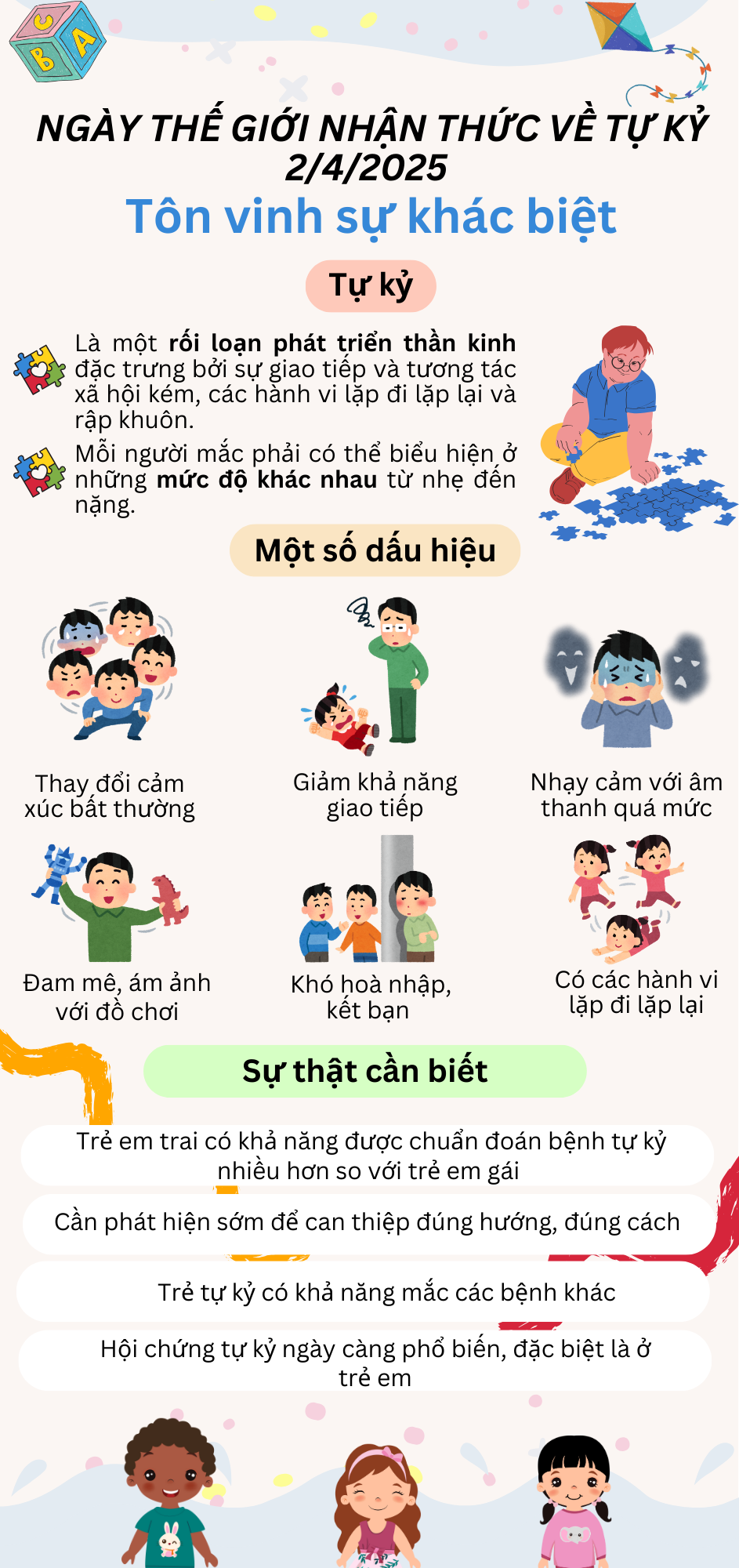 Ngày Thế giới nhận thức về tự kỷ 2/4/2025: Tôn vinh sự khác biệt - Ảnh 1.