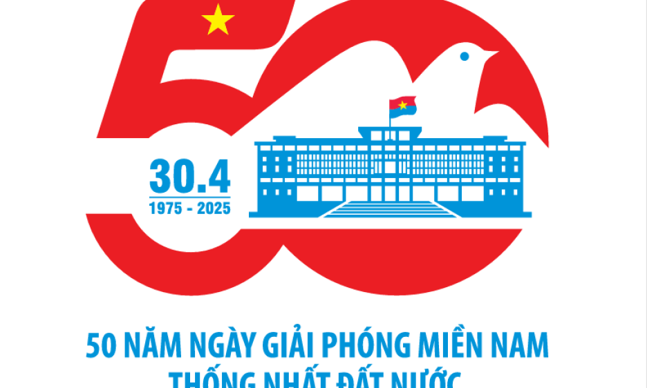 Công bố biểu trưng kỷ niệm 50 năm Ngày Giải phóng miền Nam thống nhất đất nước