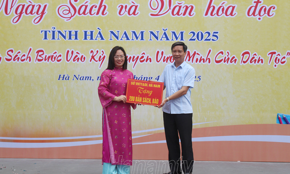 Khai mạc Ngày sách và Văn hóa đọc tỉnh Hà Nam năm 2025