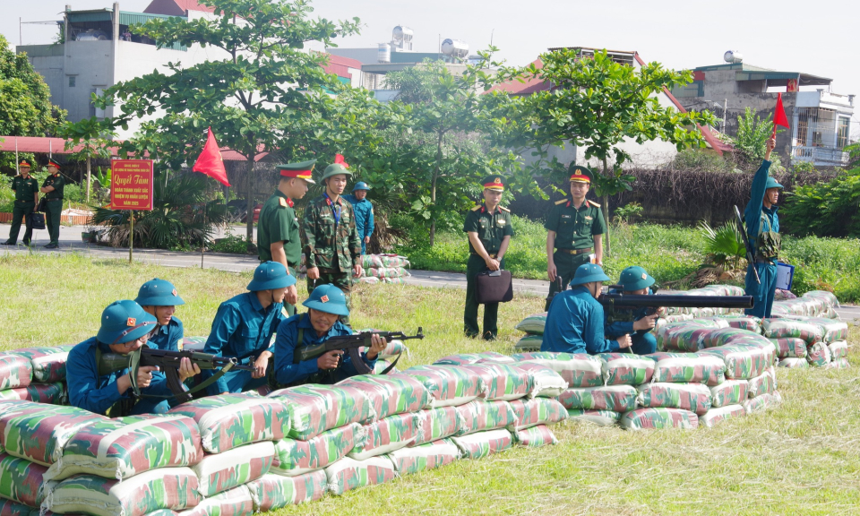 Kiểm tra công tác xây dựng, huấn luyện lực lượng Pháo binh năm 2025 tại Bộ CHQS tỉnh Hà Nam. 