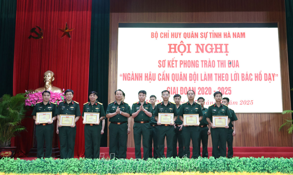 Sơ kết phong trào thi đua ngành Hậu cần làm theo lời Bác Hồ dạy