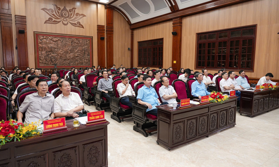 Trên 40.500 cán bộ, đảng viên Hà Nam tham gia quán triệt, triển khai thực hiện Nghị quyết số 66-NQ/TW và Nghị quyết số 68-NQ/TW