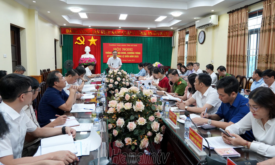 Thường trực HĐND tỉnh thống nhất nội dung, chương trình Kỳ họp thường lệ giữa năm 2025