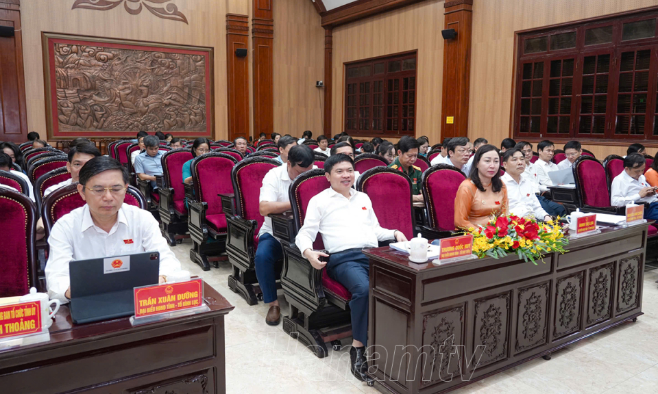 Kỳ họp chuyên đề HĐND tỉnh khóa XIX thông qua các nghị quyết về kinh tế - xã hội