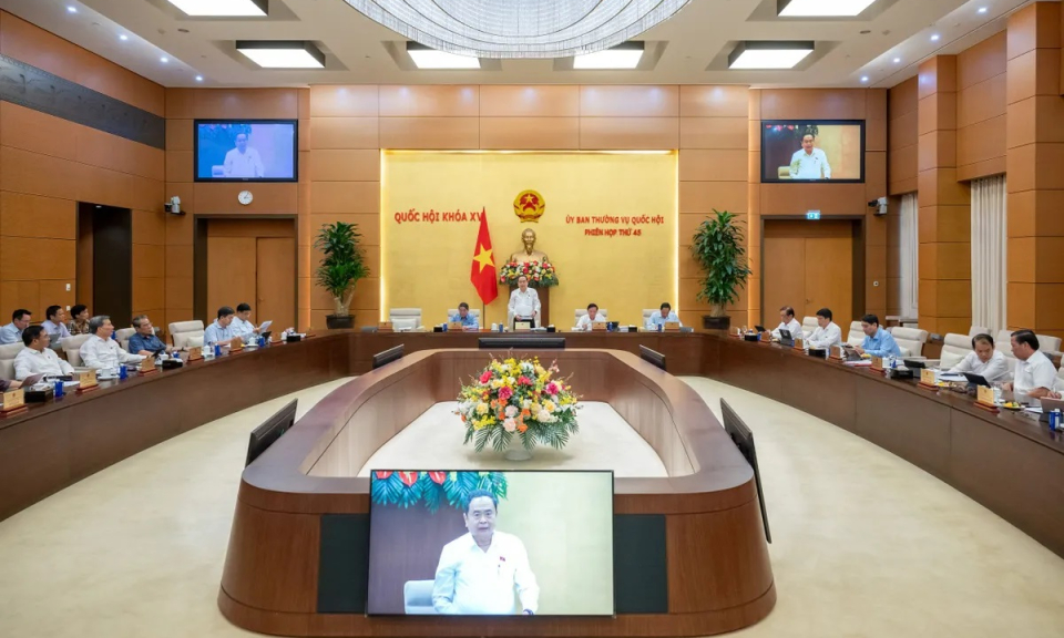 Ủy ban Thường vụ Quốc hội sẽ cho ý kiến về sắp xếp cấp tỉnh, cấp xã