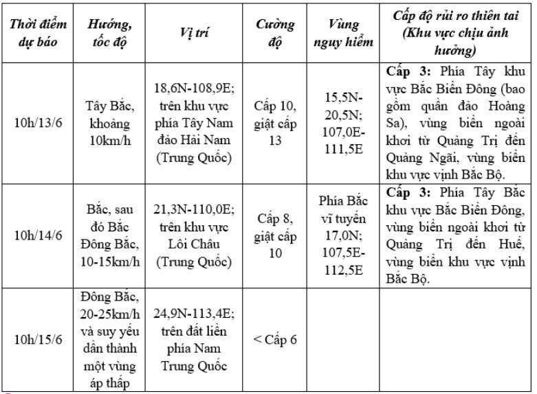 Bão số 1 di chuyển theo hướng Tây Tây Bắc, biển động rất mạnh - Ảnh 2.