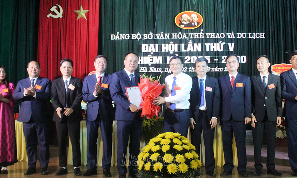 Đại hội Đảng bộ Sở Văn hóa, Thể thao và Du lịch lần thứ V, nhiệm kỳ 2025 - 2030