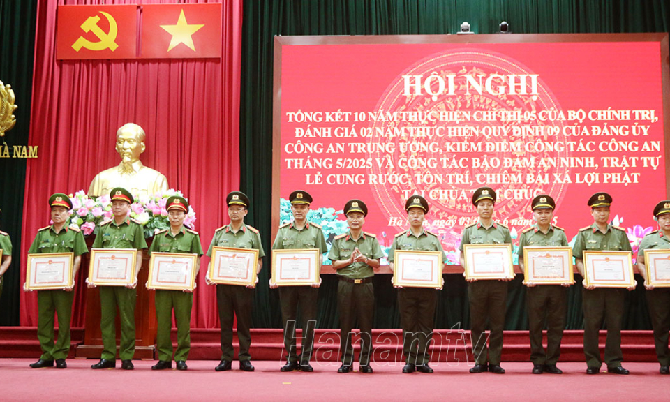 Đảng ủy Công an tỉnh tổng kết 10 năm thực hiện Chỉ thị 05 của Bộ Chính trị