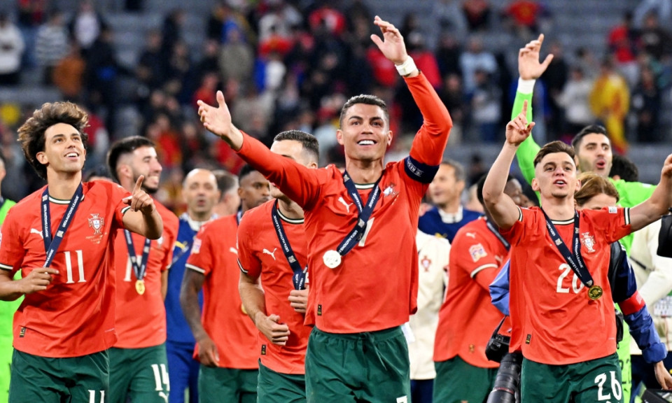 Ronaldo thiết lập thêm kỷ lục trong ngày Bồ Đào Nha đăng quang Nations League