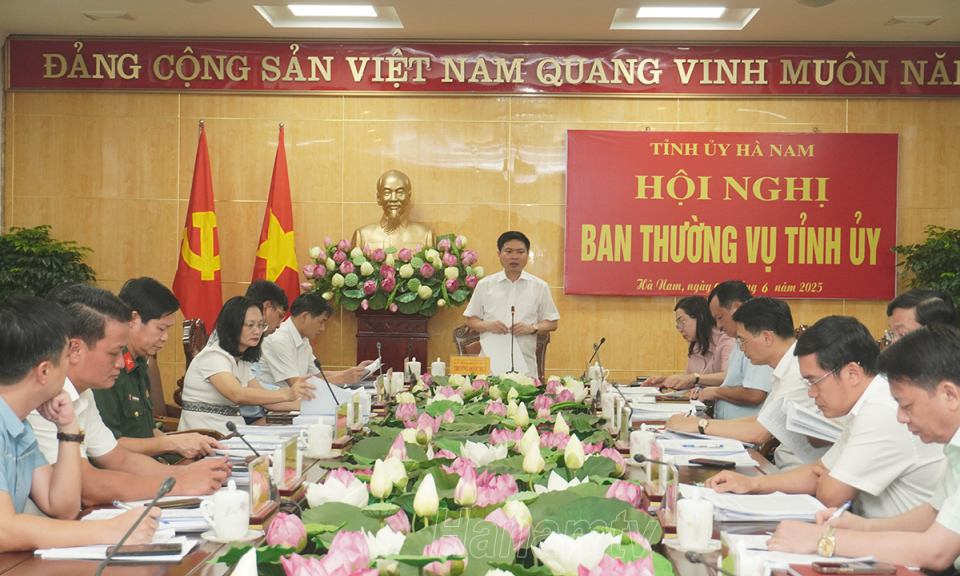 Ban Thường vụ Tỉnh ủy cho chủ trương một số nội dung kinh tế - xã hội
