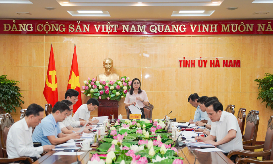 Hội nghị nghe báo cáo Đề án hợp nhất cơ quan, đơn vị khối Đảng