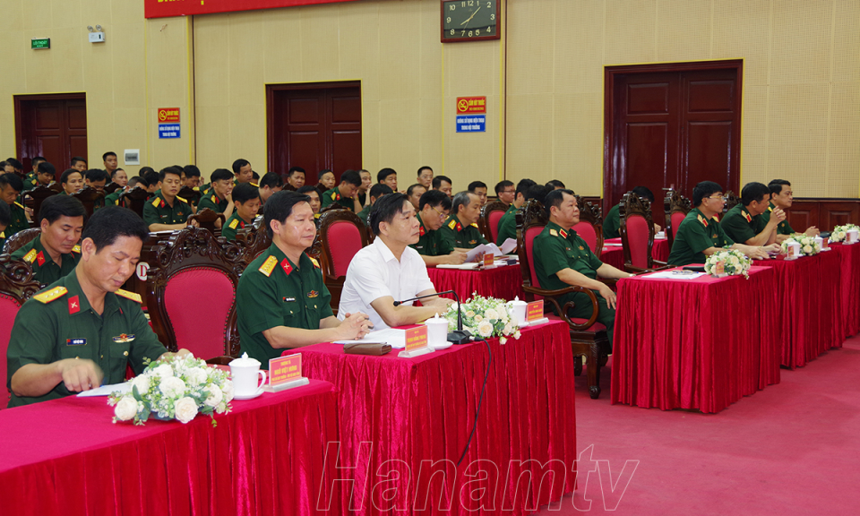 Sơ kết nhiệm vụ quốc phòng, quân sự địa phương 