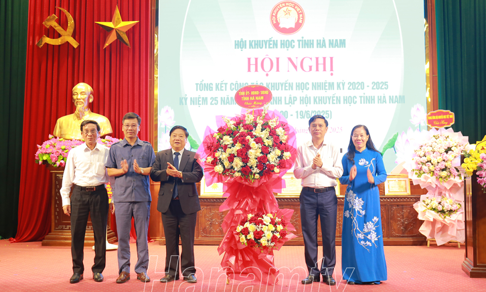 Kỷ niệm 25 năm thành lập Hội Khuyến học tỉnh Hà Nam