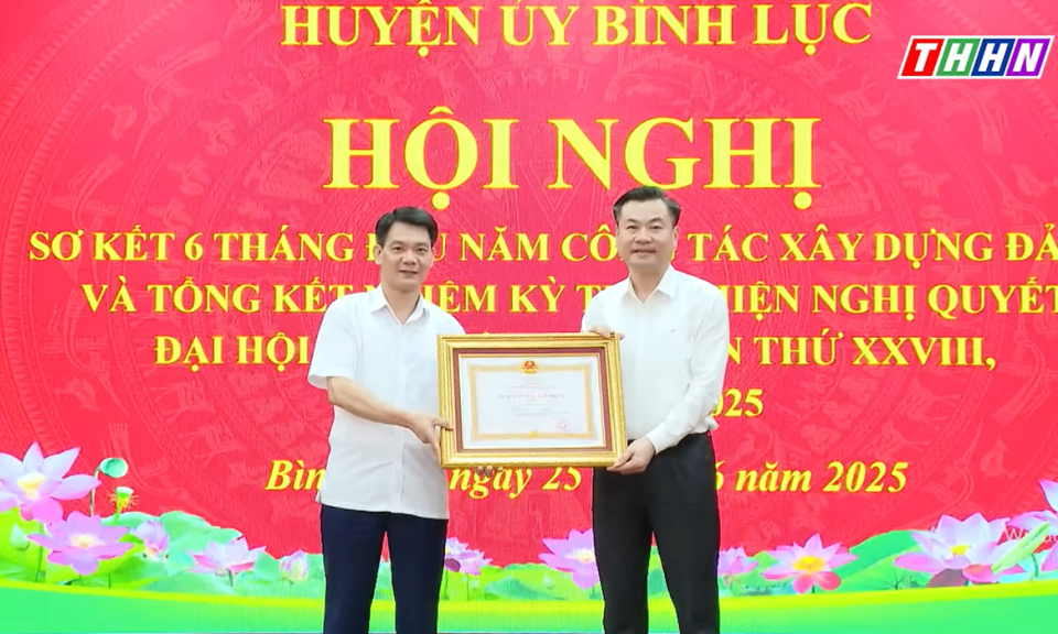 Huyện ủy Bình Lục tổng kết nhiệm kỳ thực hiện Nghị quyết Đại hội Đảng bộ huyện lần thứ XXVIII 