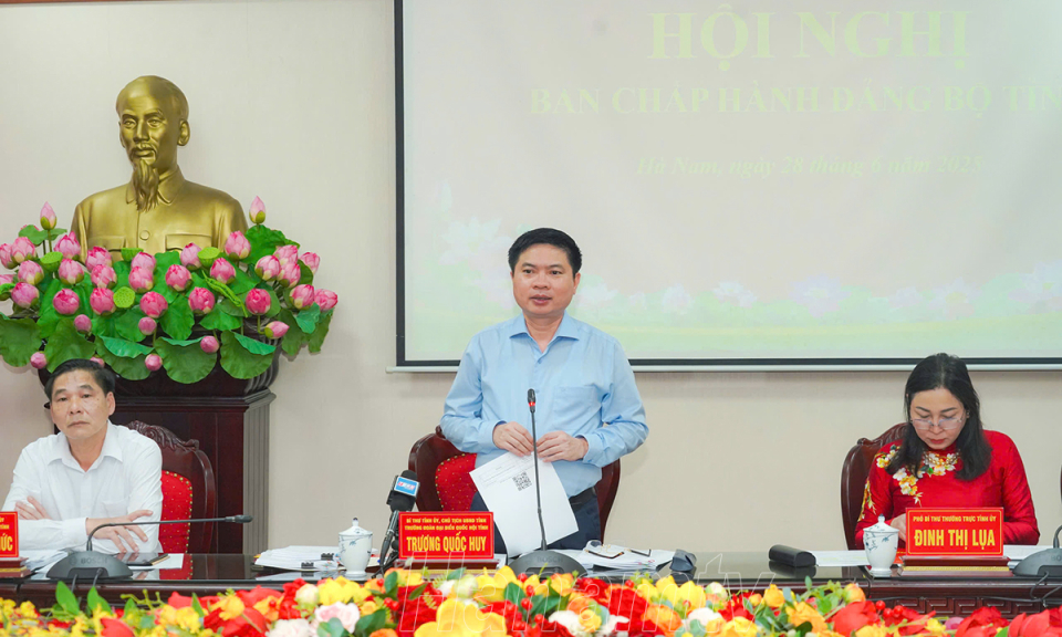 Hội nghị Ban Chấp hành Đảng bộ tỉnh
